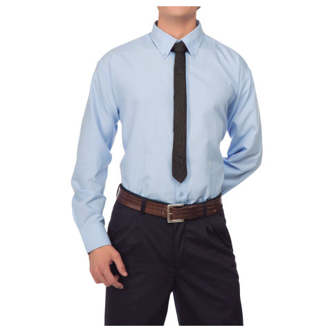 CAMISA OXFORD MANGA LARGAV-110-06012