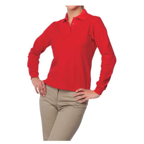 POLERA PIQUE DAMA M/L