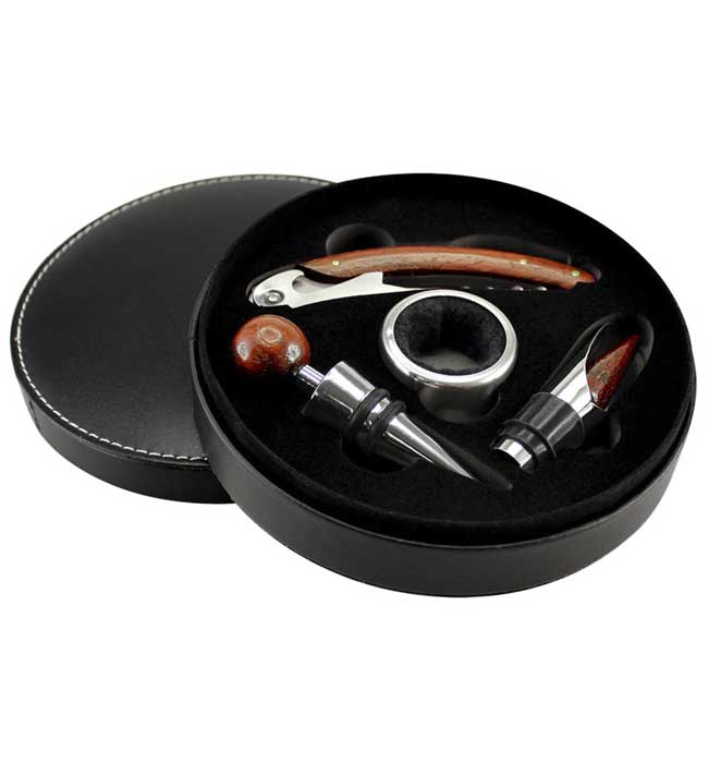 SET DE VINO EN CAJA DE ECO CUEROS-A-W15